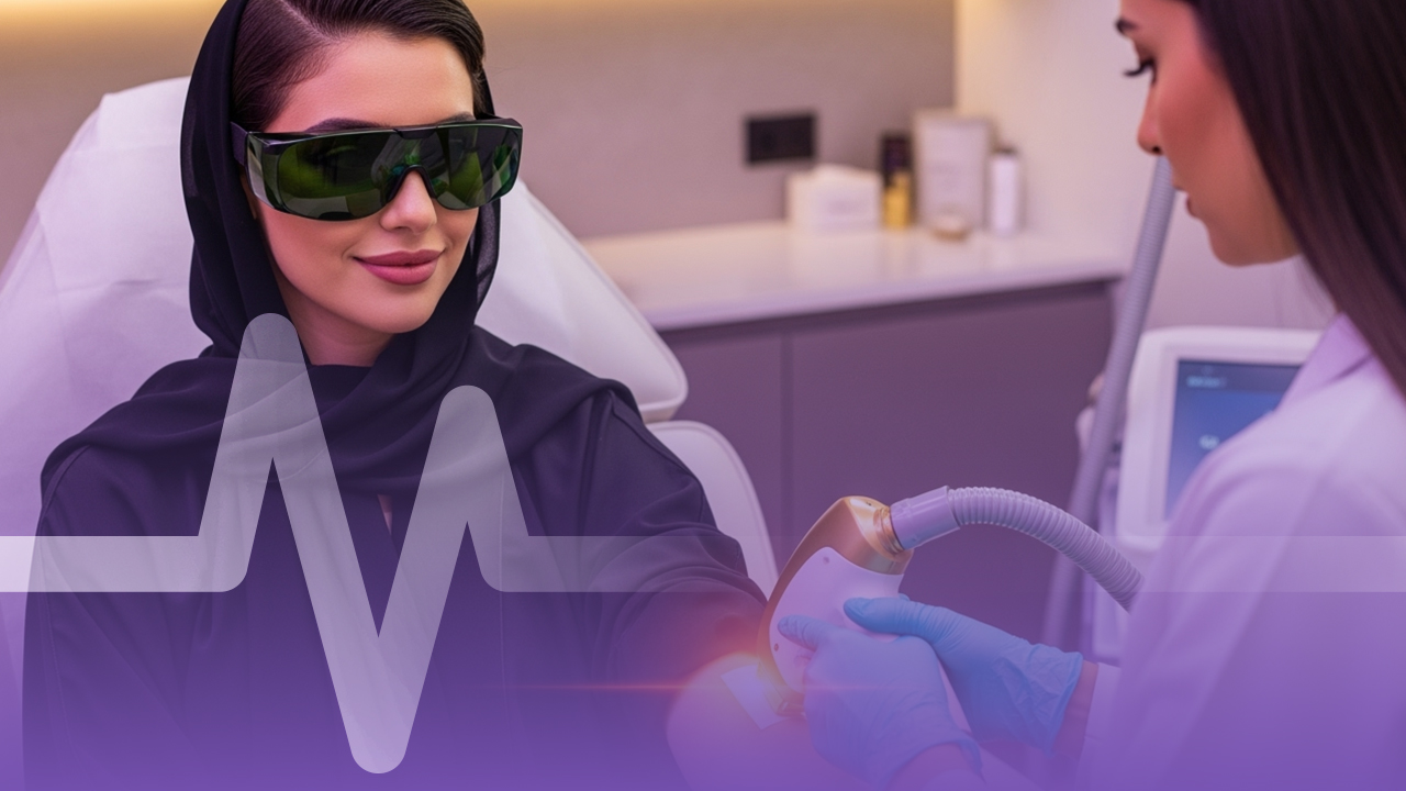 جلسات ليزر مناطق مع رتوش جدة