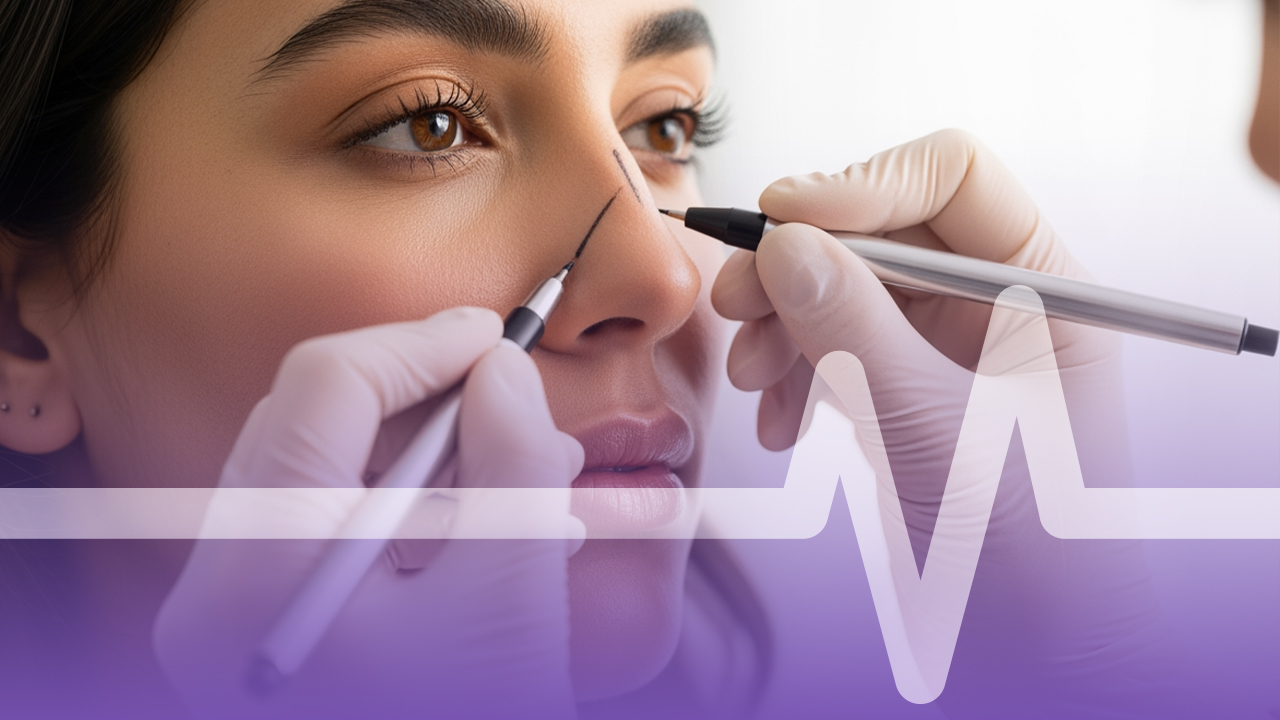 بوتكس الأنف قبل وبعد