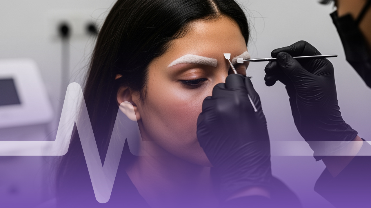 صبغة حواجب طبيعية